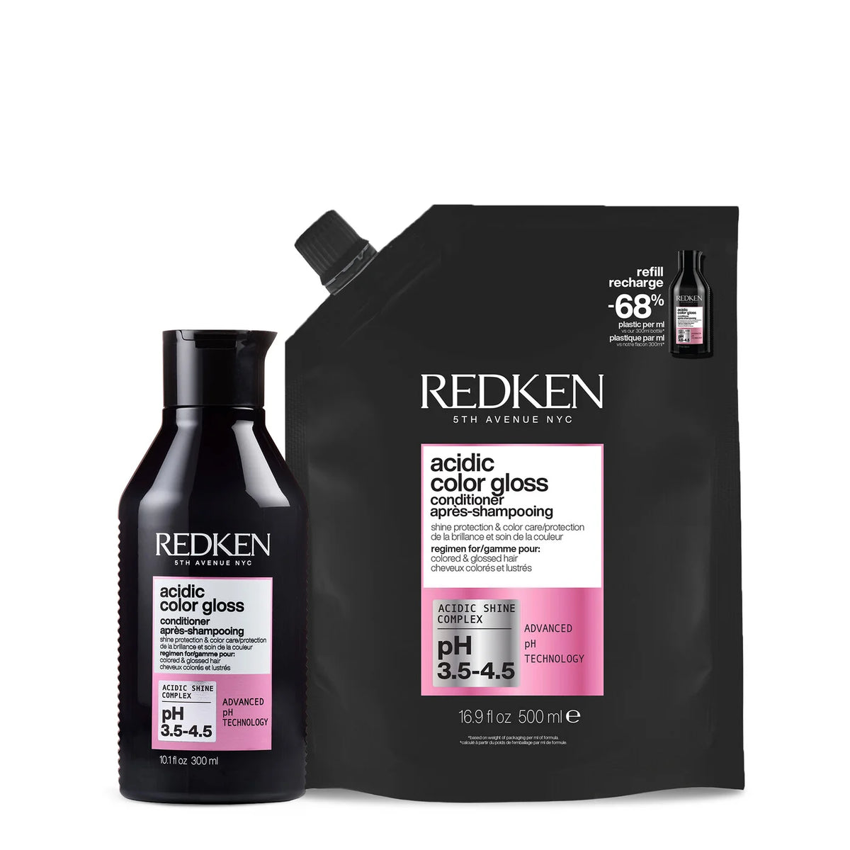 Acidic Color Gloss Conditioner & Refill Duo