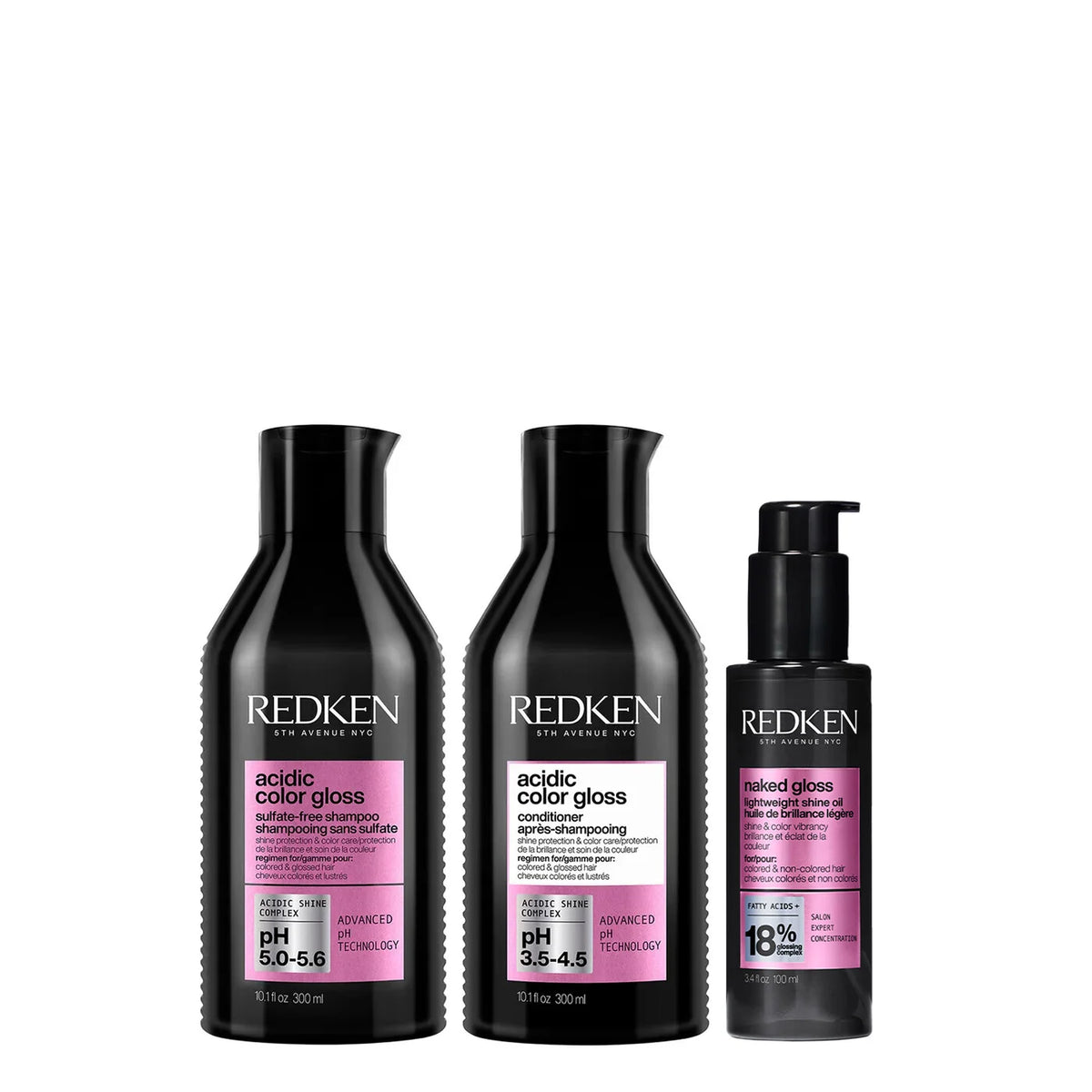 Acidic Color Gloss Shine Trio